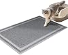 Pet Prime Cat Litter Mat Litter Trapping Non-slip Cat Litter Mat Litter Box Mat with Scatter Control - Soft on Kitty Paws 60 X 35.5 CM