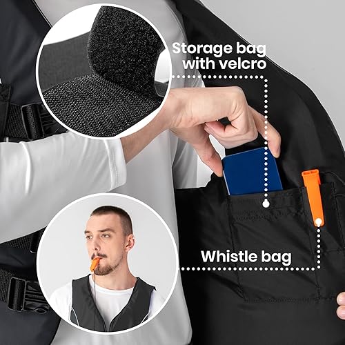 Miniatura 5 de XGEAR Adult USCG Life Jacket Water Sports Life Vest