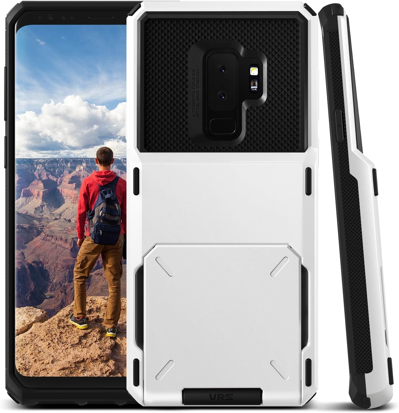 Flаѕh Dеаlѕ - 40% оƒƒ VRS DESIGN [Damda Folder Wallet Card Holder Case for Samsung Galaxy S9 Plus Cream White Bеѕt Sеllеr VRS DESIGN [Damda Folder Wallet Card Holder Case for Samsung Galaxy S9 Plus Cream White