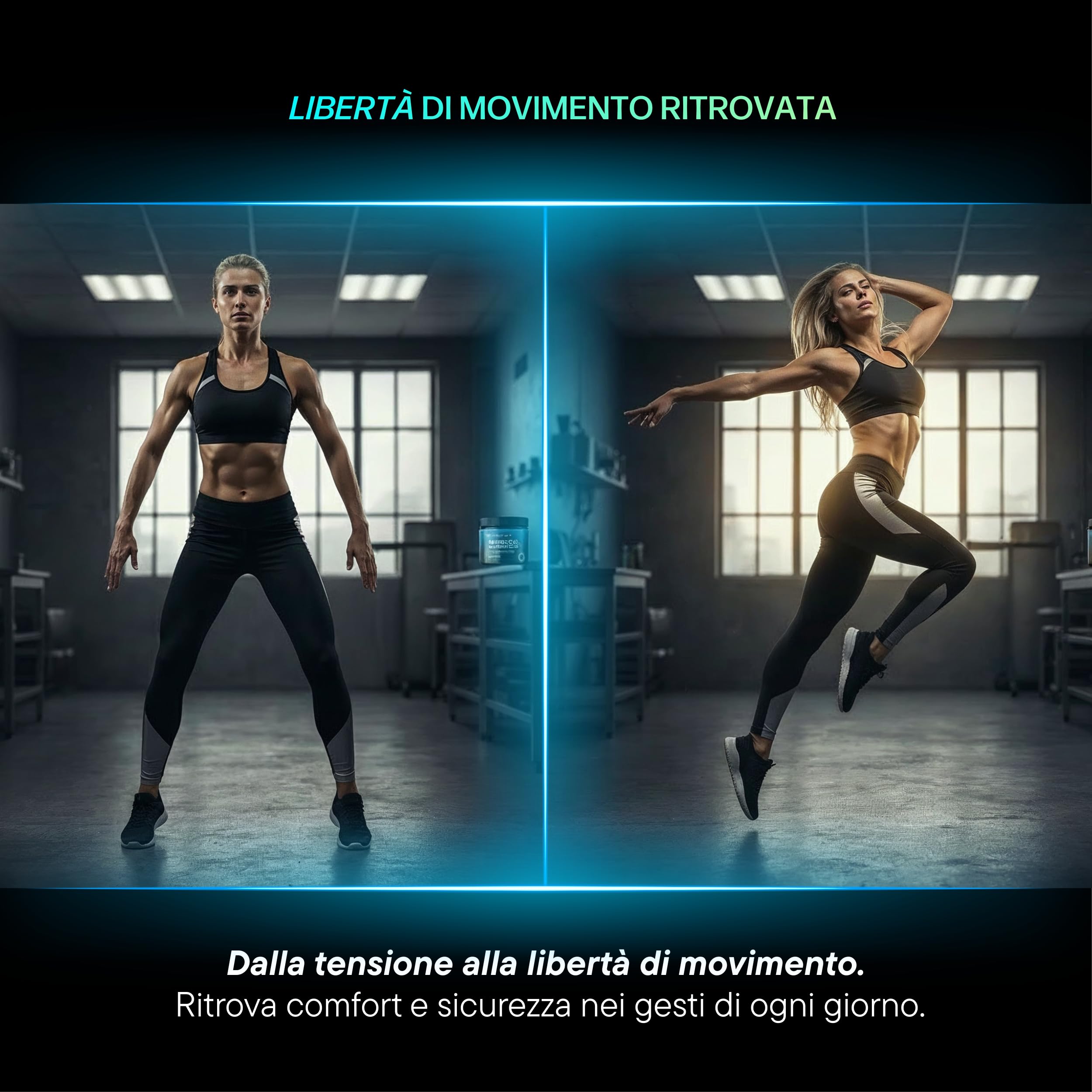 Joint Complex con Glucosamina Condroitina MSM, Vitamina C e B6 | Integratore Articolazioni Cartilagine Ginocchio, Ossa e Tendini | Aiuta a Ridurre Dolori Articolari | 120 Capsule