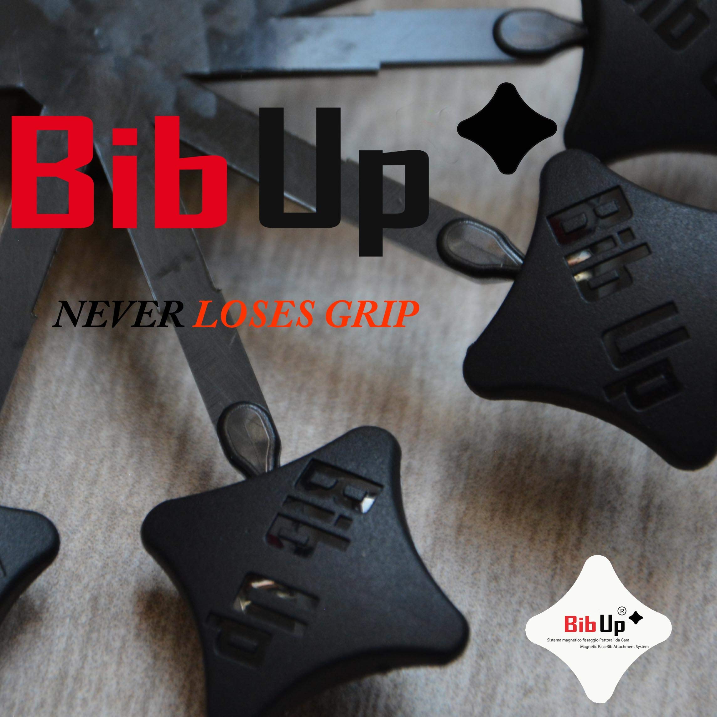 BibUp Competitive Race Chest Fixing Magnets - 2