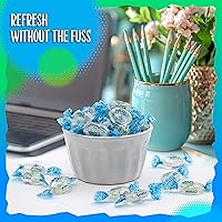 Vista 6 de Crystal Mint, caramelo duro de mentas refrescantes, sabor natural, bolsa de 2 libras (alrededor de 200 piezas)