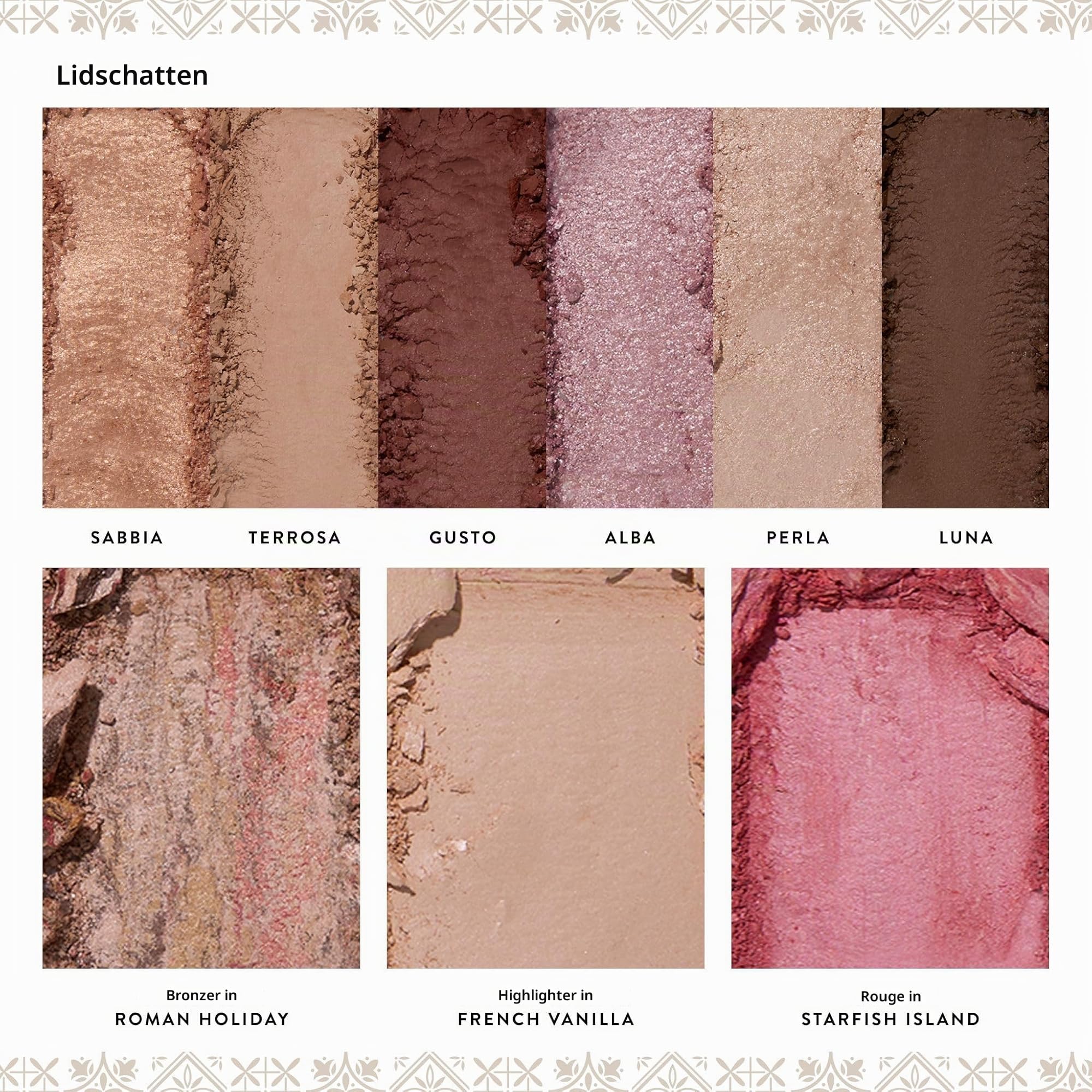 Laura Geller New York Das Beste der Besten Baked Starter Kit Palette - Toskana-Träume - Volle Größe - Enthält Bronzer, Rouge, Highlighter und 6 Lidschatten - Reisefreundlich