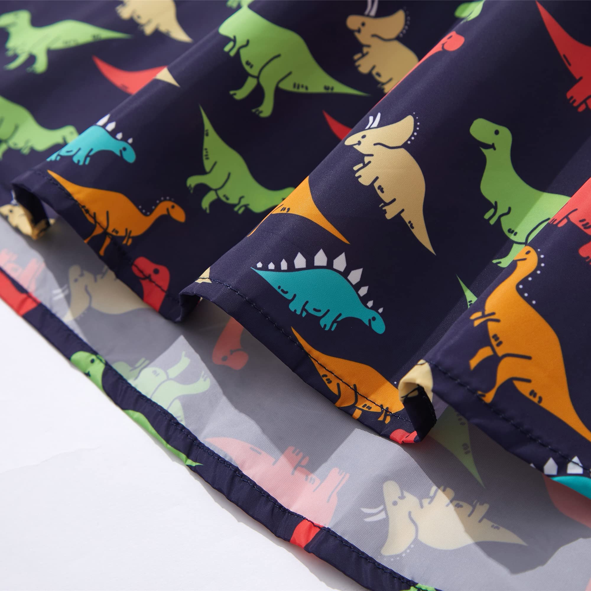 QIKADO Poncho Antipioggia Bambino, Poncho Pioggia Bambina con Cappuccio e Bottoni Portatile