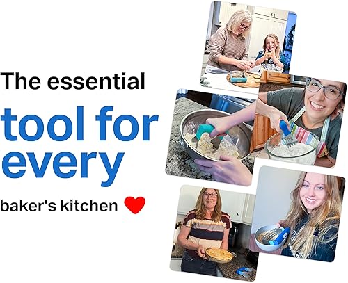 Miniatura 6 de PASTRY QUEEN Herramienta de corte de repostería  Batidora de repostería de acero inoxidable resistente para hornear, mango cómodo, apto para