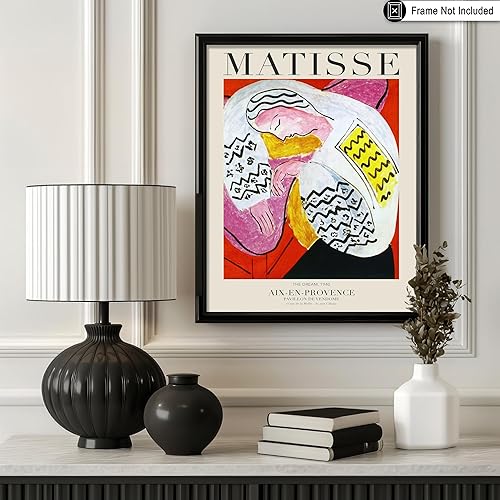Miniatura 9 de Poster Master Póster vintage de Henri Matisse  Interior con impresión de pintura fonográfica  Arte de fauvismo  Regalo para hombres y mujeres