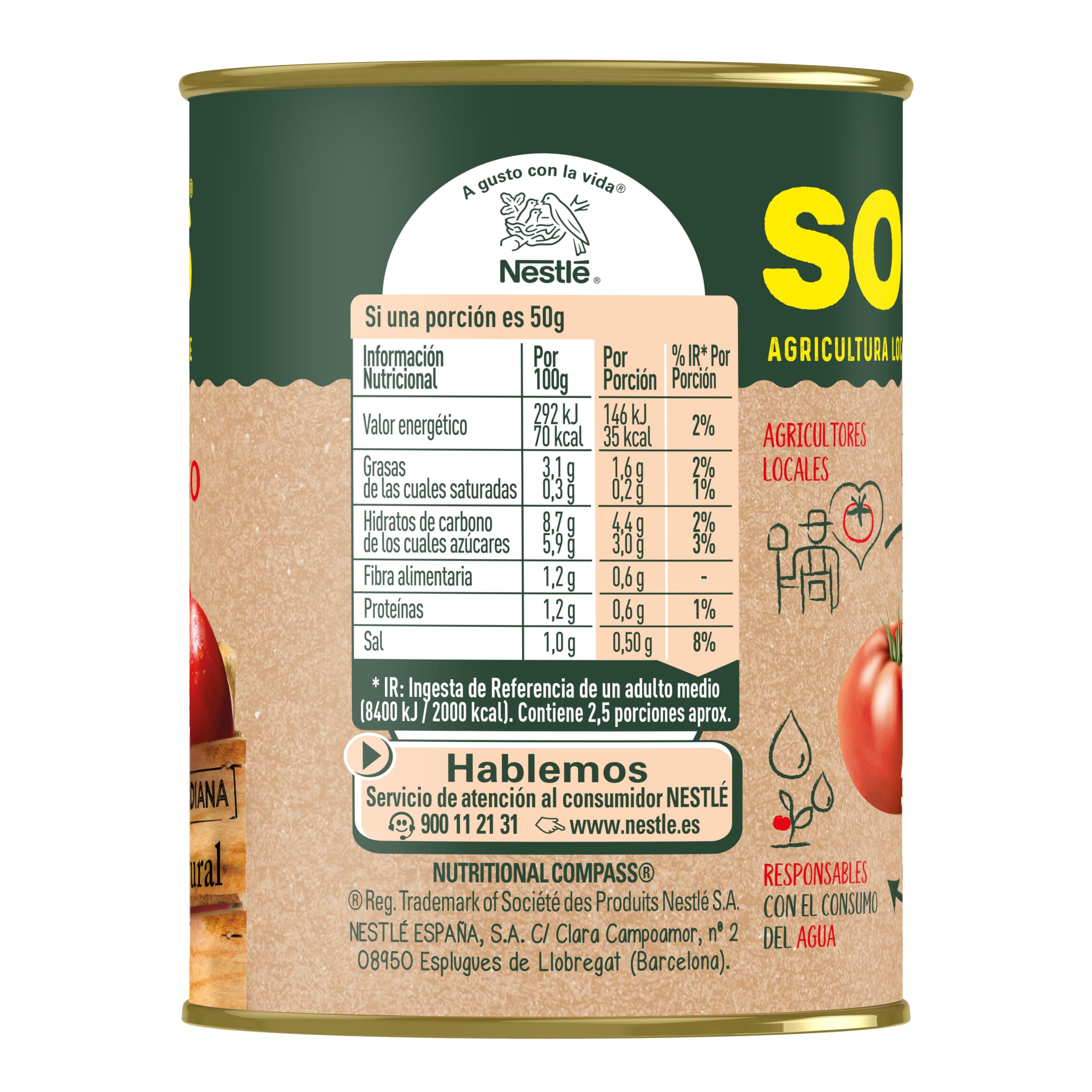 Solis - Tomate Frito - 140 g