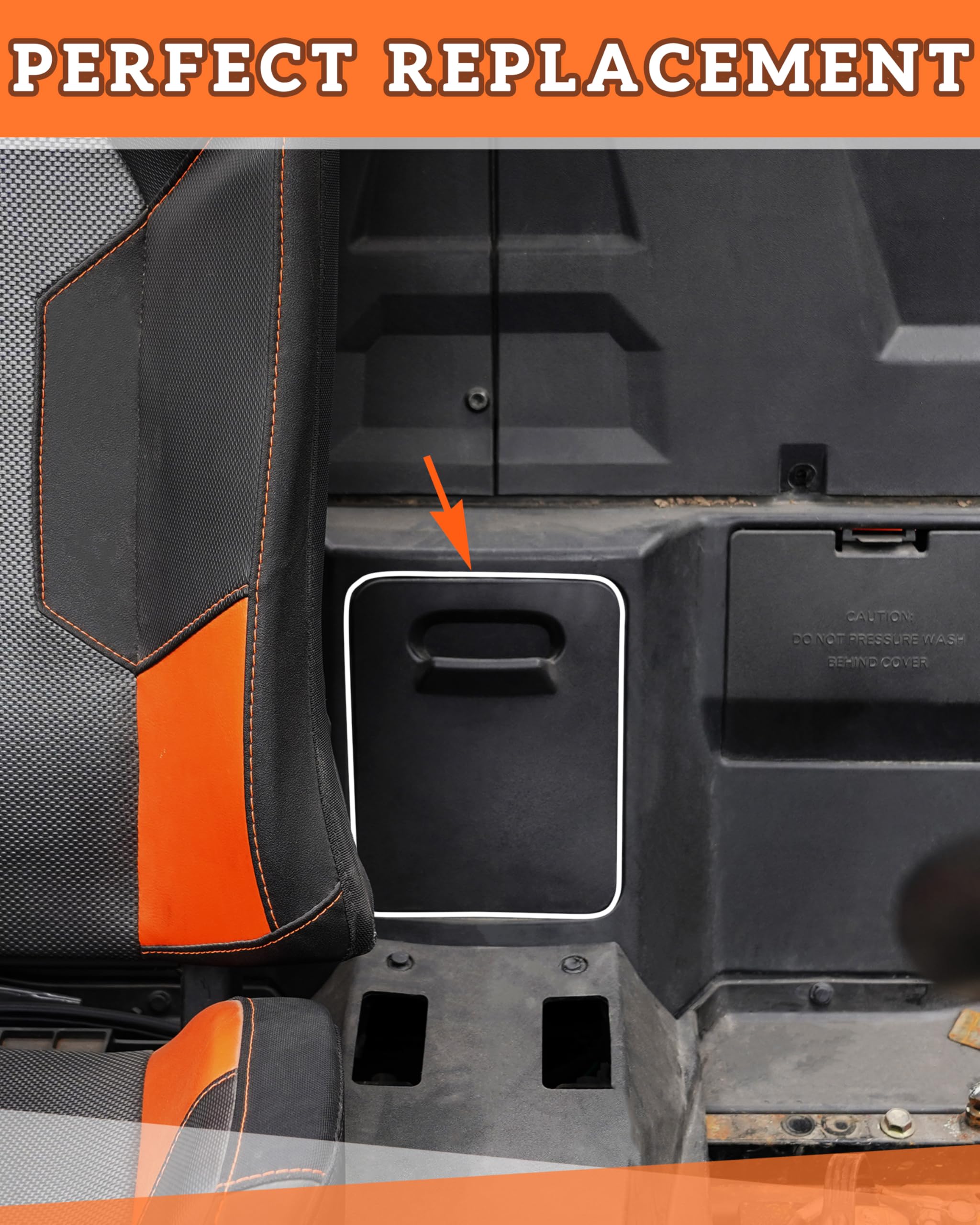Amazon.com: SAUTVS Black Engine Access Panel for 2014-2023 Polaris