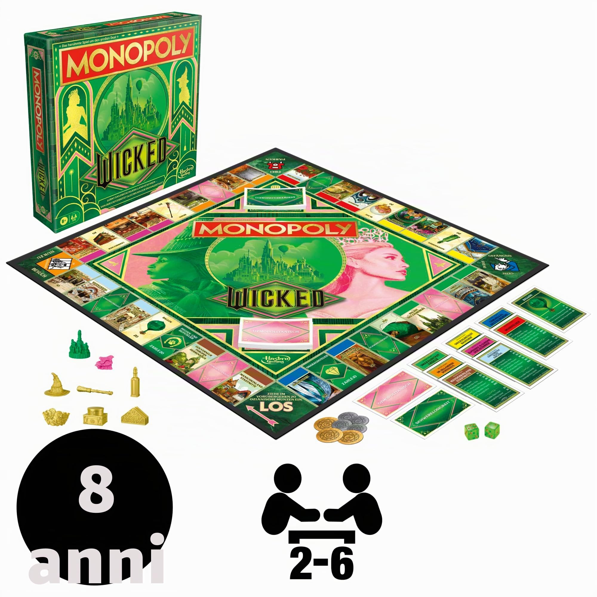 Monopoly Wicked Edition Gioco da tavolo – Versione tedesca