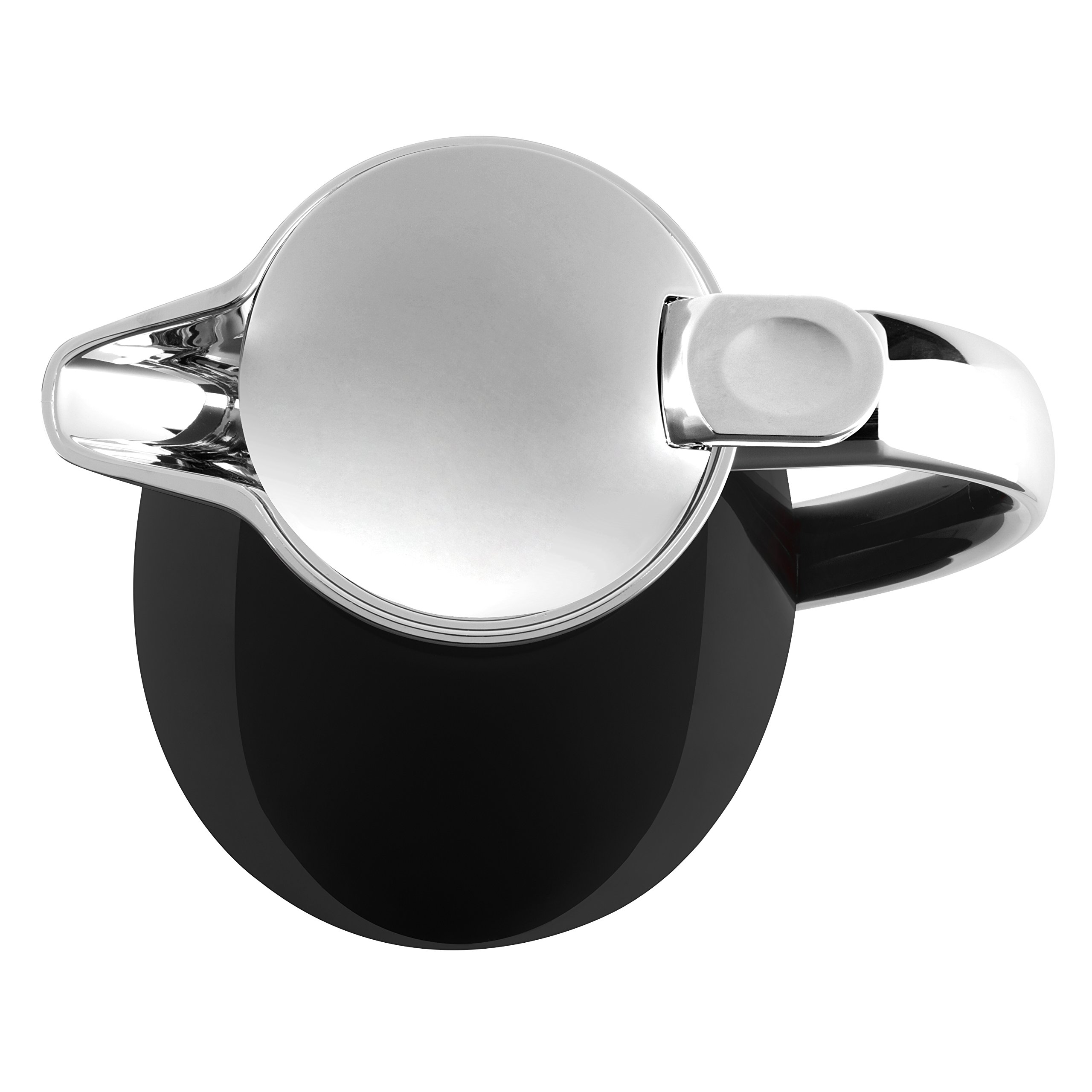 Emsa Campo Stainless Steel Thermal Carafe with Glass Liner, 34 oz, Black
