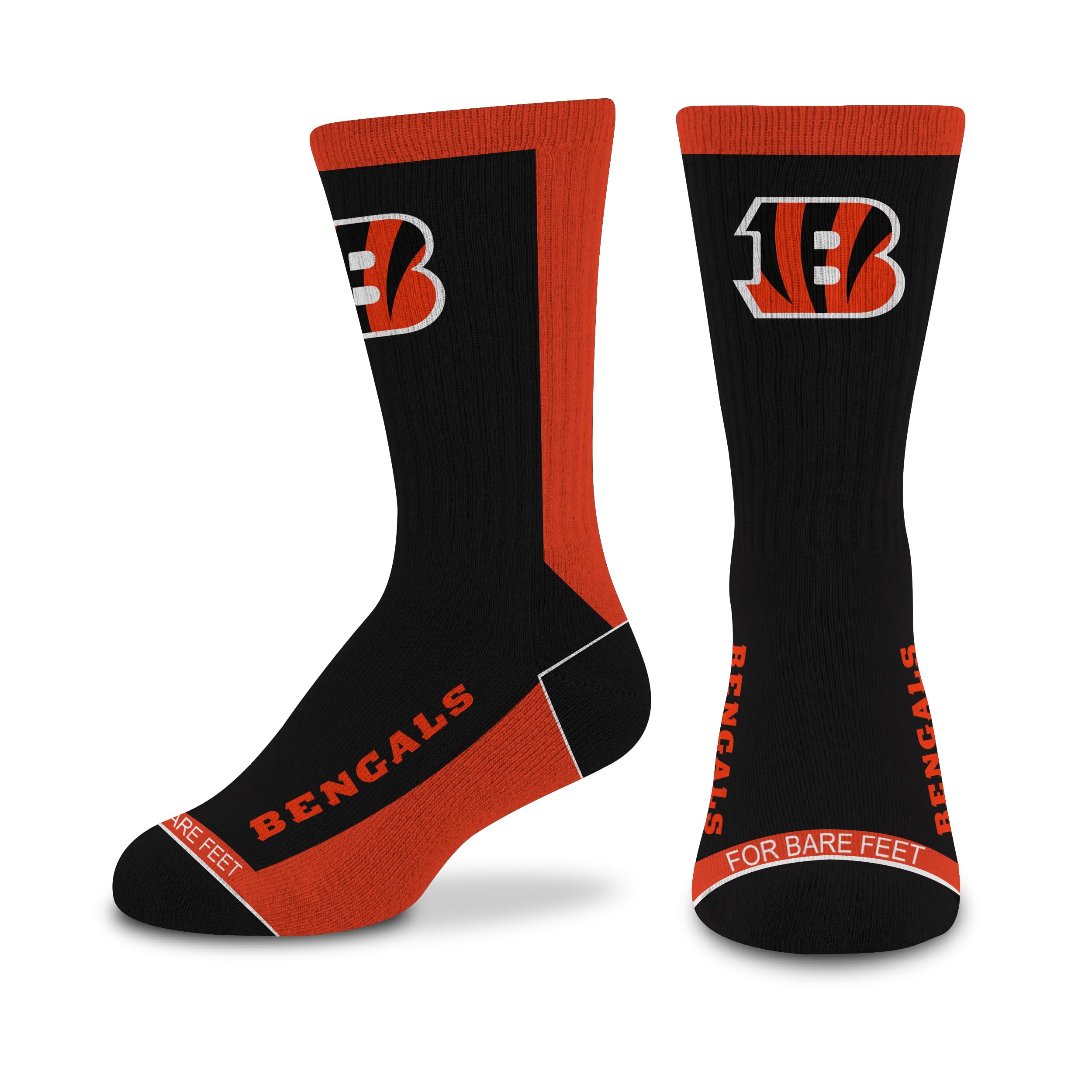 For Bare FeetUnisex Kid's NFL MVP Crew Sock Youth