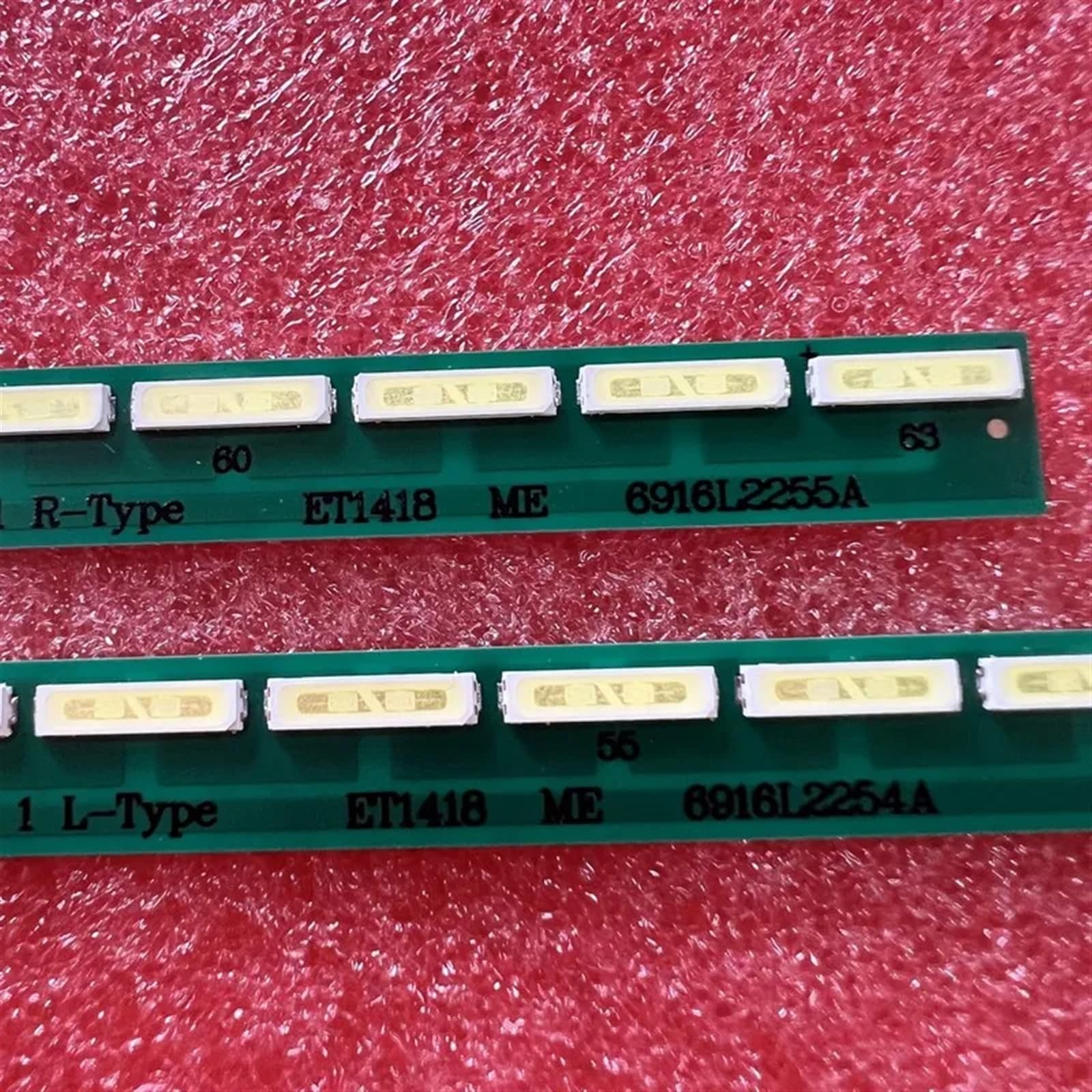 Striscia di retroilluminazione a LED Compatibile for TV 6922L-0149 55LF6309 55LX540S 55LX341C 55LF6300 55LX343C 55LF630T 55LF6310 55SE3KB BE 55SM5KB 55LX570H(5set for 5 TV)