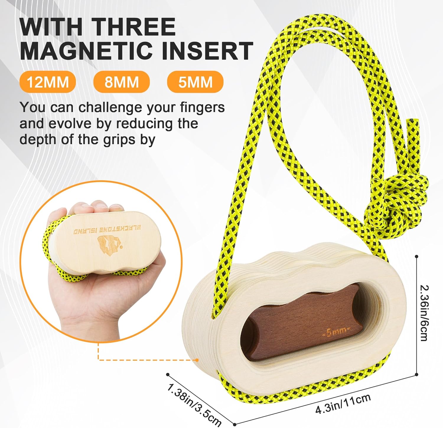 Hangboard for Rock Climbing,Climbing Training Board for Indoor and Outdoor Use