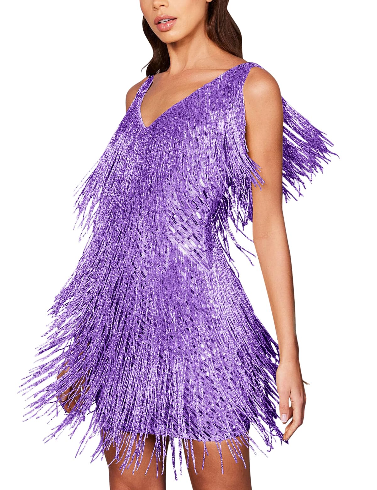 glitter dress sequin Girls Night 'Girl Code' Iridescent, Sequin Party Dress main image 0
