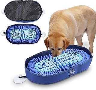 VIITZ Snuffle mat for Large dogs - 55 x 32 Dog Puzzle Toy for Large Dogs - Washable Dog Enrichment Toys help Foraging Skil...
