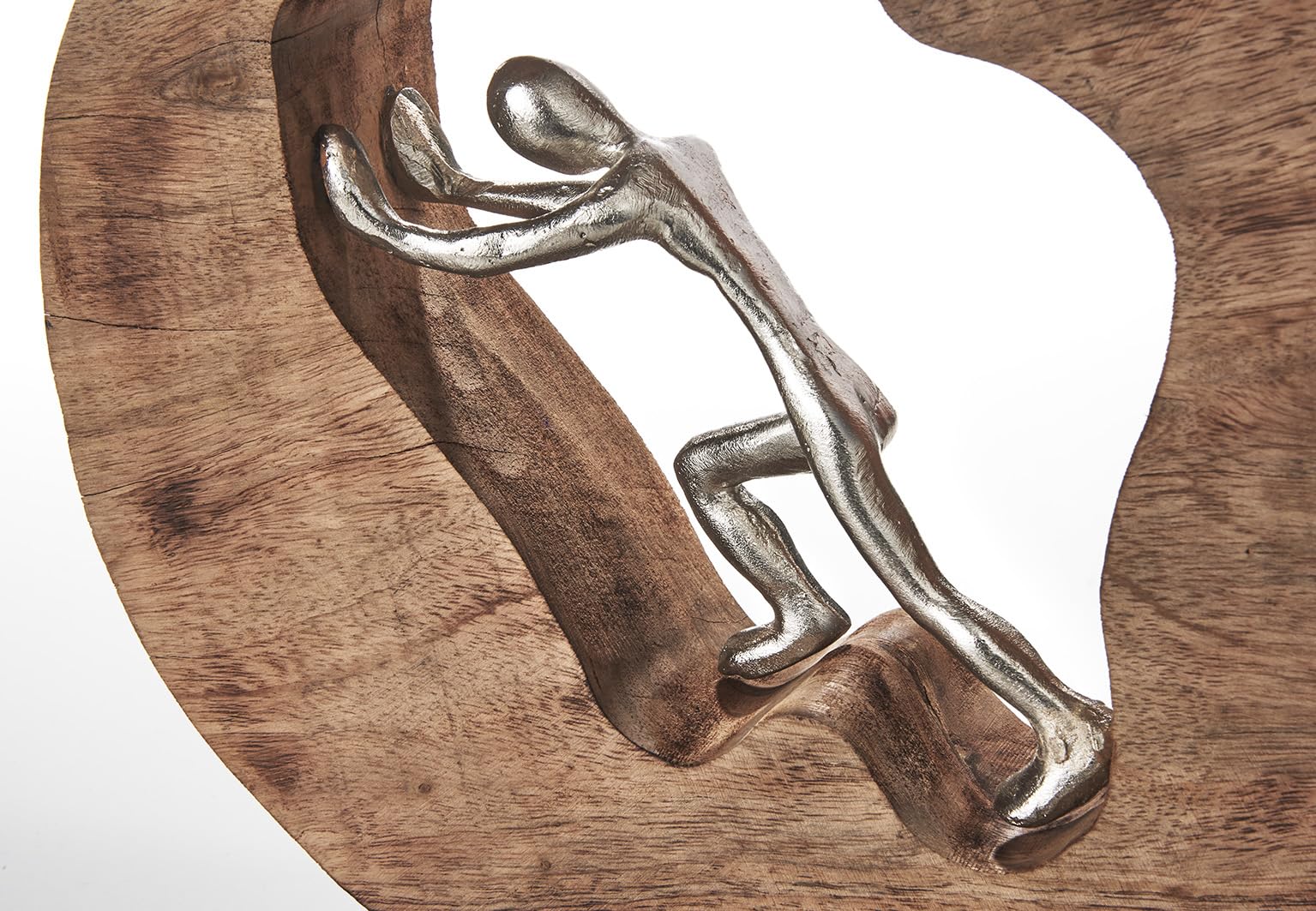 Kobolo Dekofigur Strength 29x7x28 cm Braun