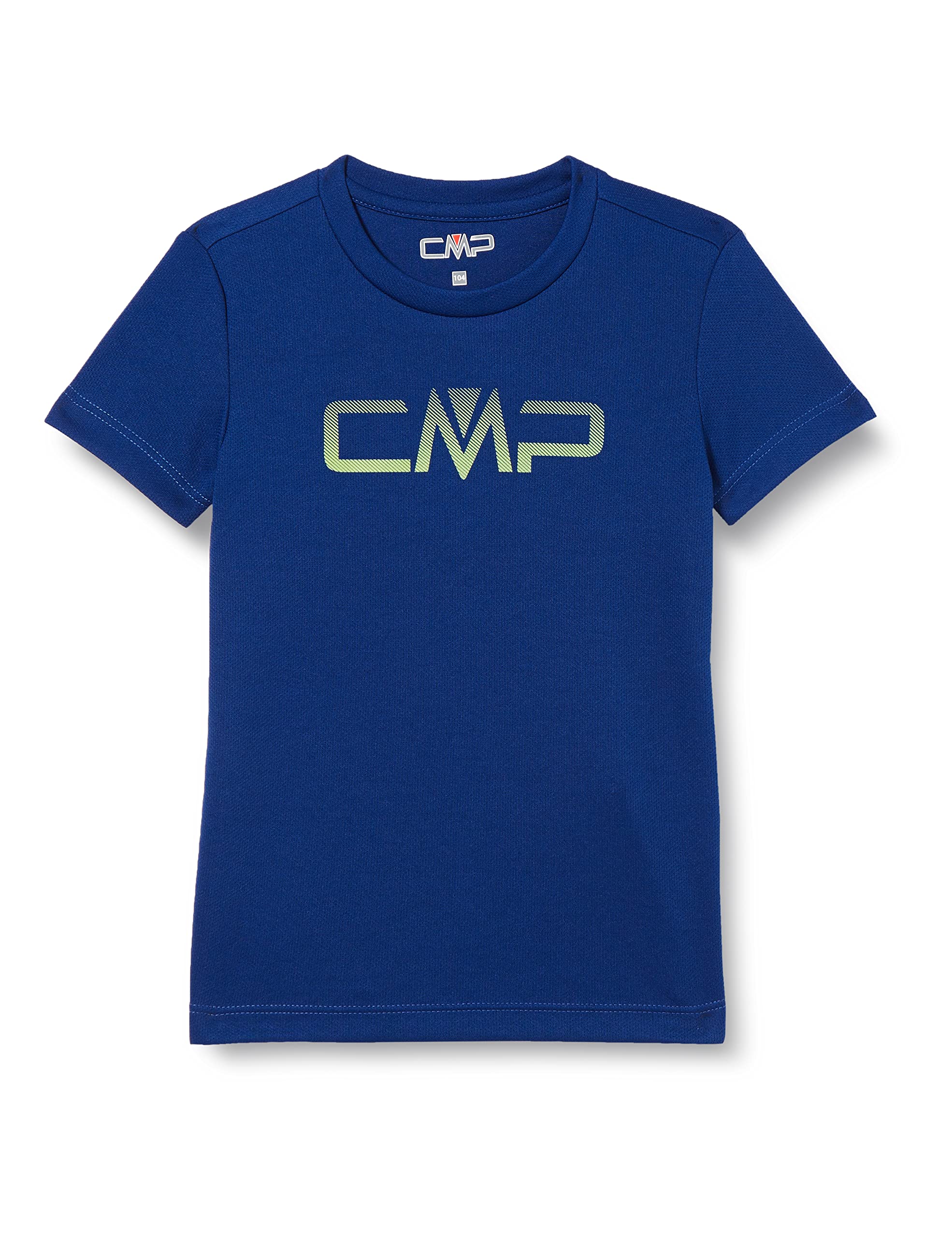CMP Short Sleeve Piquet T-Shirt with Logo, Bluish, 98 Boy's