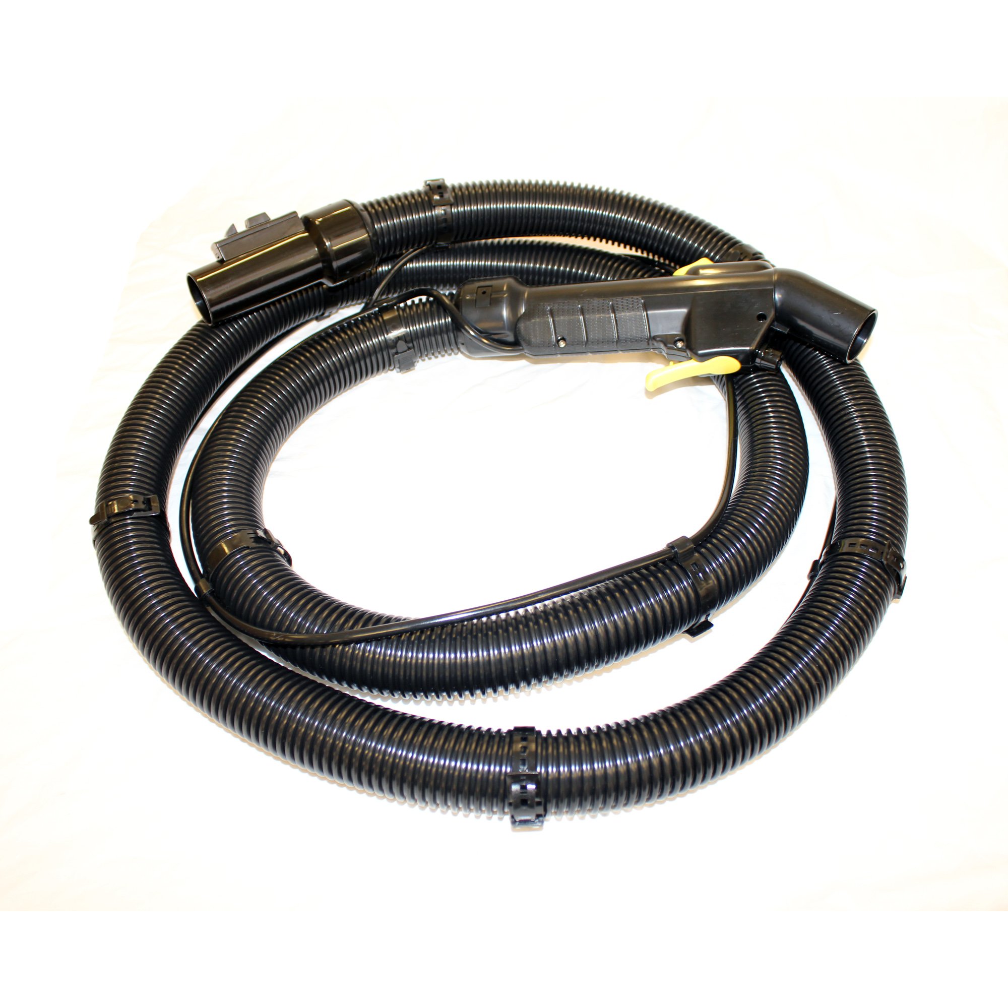 Equip2clean Carpet Cleaner Vacuum Hose with Trigger | 2.5m Flexible Hose with Built-In Solution Line | Ergonomic Grip Handle & Dual Function System | Compatible with Aquarius Pro Valet Machines