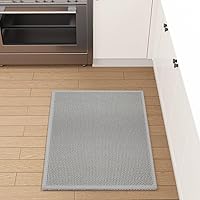 Vista 29 de Tapete de Cocina 1 PCS, Alfombras Acolchadas Antideslizantes para Piso de Cocina, Tapete Corredor Absorbente de Comodidad para Estar de Pie Lavable