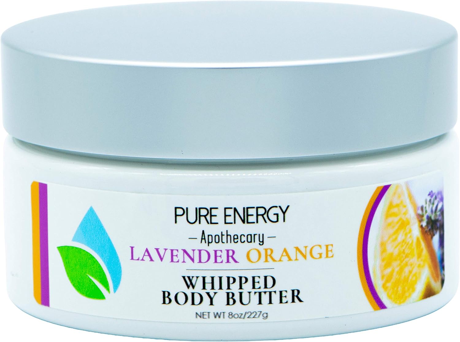 Carved Solutions Pure Energy Apothecary Whipped Body Butter, Aromatherapy, 8 Ounce