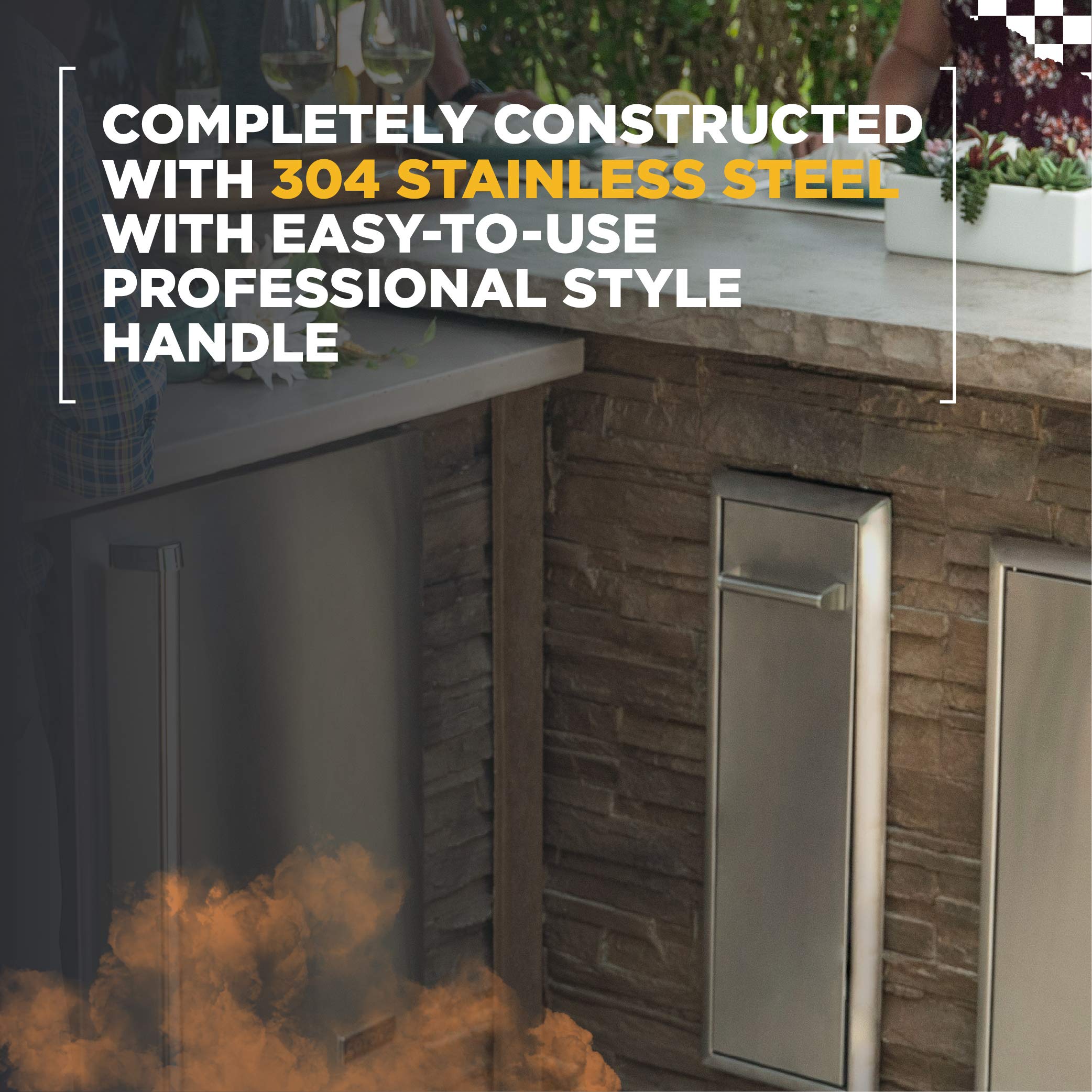 Coyote 9 Inch Stainless Steel Spice Rack - CSPRK