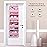 Giraffe Creation Over Door Organizer with 4 Large Capacity Pockets, Heavy Duty Hanging Organizer Storage for Closet Bathroom Nursery Bedroom Dorm, Toys Cosmetics Sundries and Baby Essentials, Pink