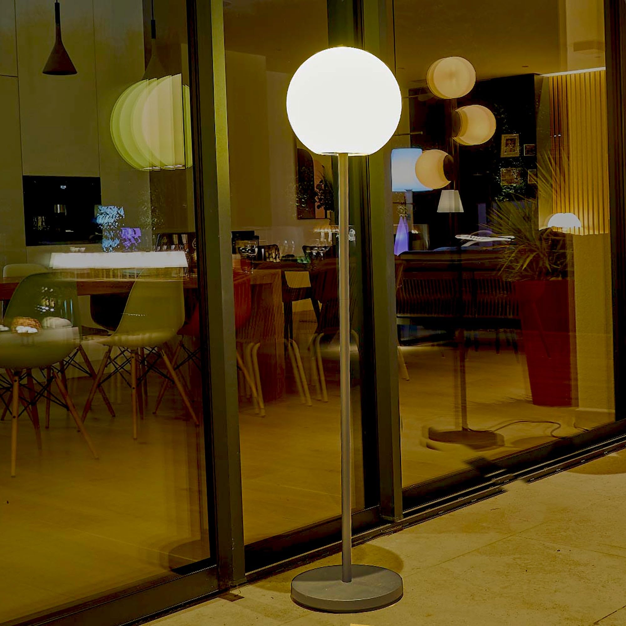 Lumisky Lampada da terra senza fili per esterni H150CM LUNY TALL