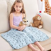 Vista 12 de yescool Black Checkered Weighted Lap Pad 2 Pounds Cooling Weighted Lap Blanket, Plaid Small Weighted Blanket, Weighted Throw Blankets Gifts for