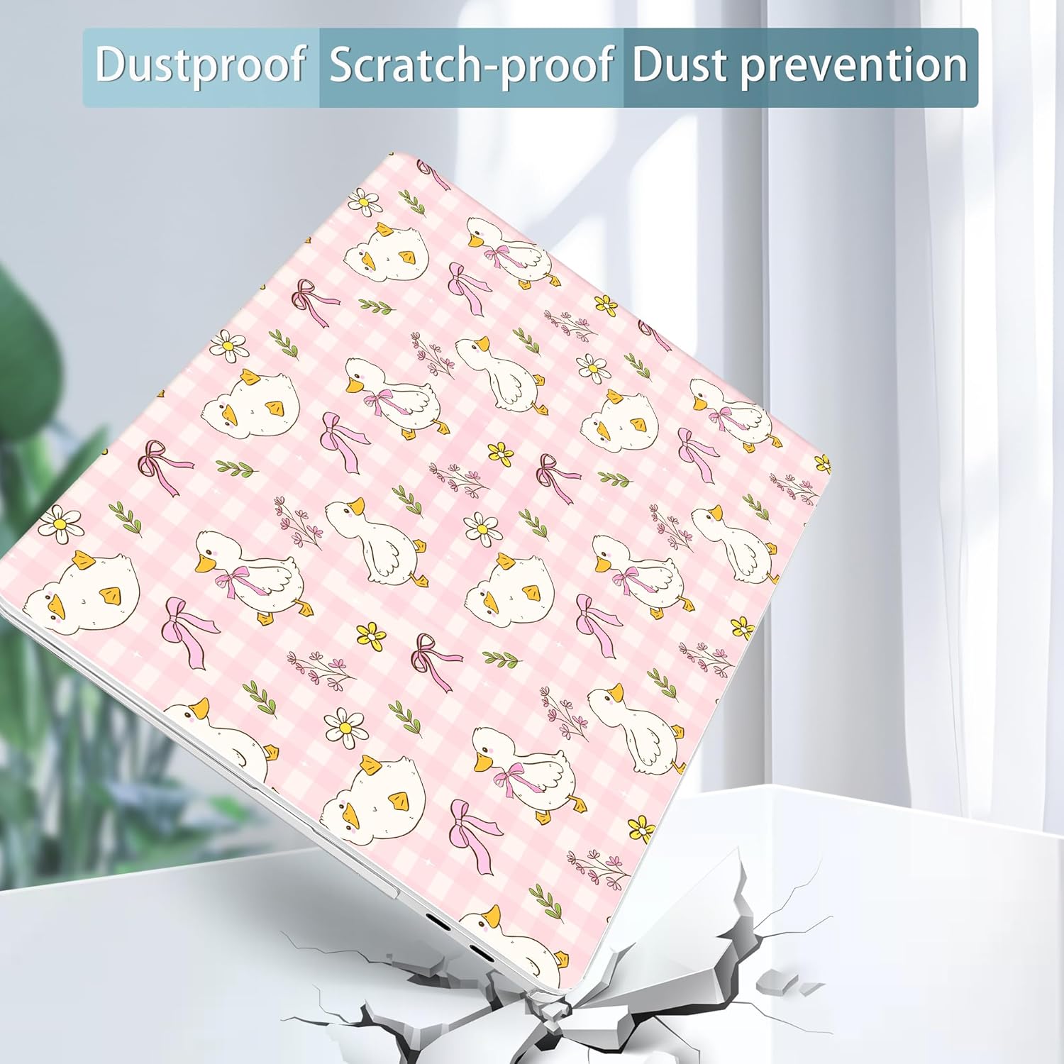 Clear Case for 2025 Microsoft Surface Laptop 13 Inch - Windows 11 Copilot+ PC - Touchscreen Display Cover (Fits Model 2095,NOT Fitting Other Surface Laptop), Duck & Bow - Image 6