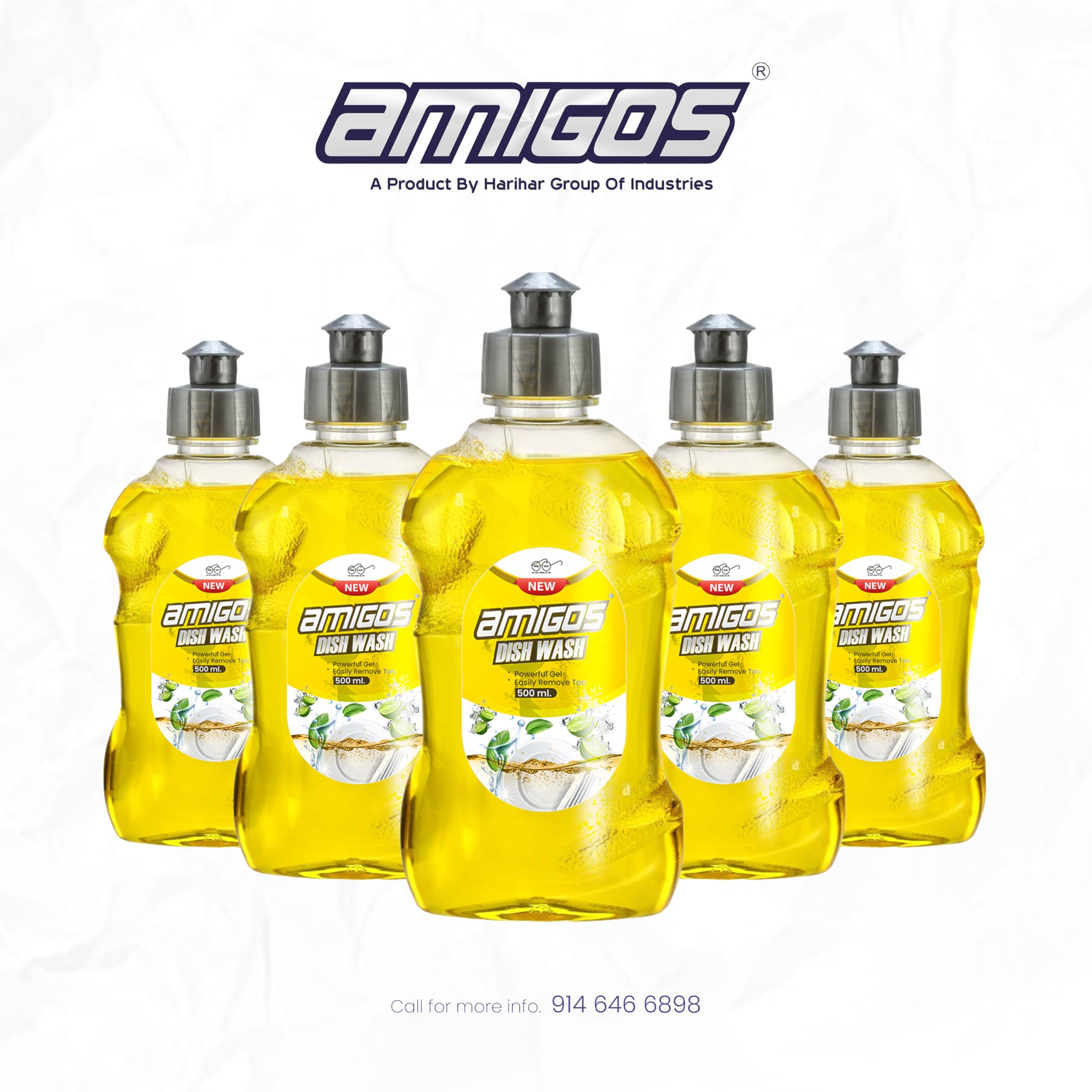 AMIGOS Dishwash Combo of 6 Bottles AMIGOS Must-Have Cleaning Tools Designed to Ensure a Spotless Home with Minimal Effort and Maximum Results. 2
