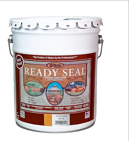 Ready Seal Exterior Wood Stain | Semi-Transparent Oil-Based Formula |