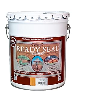 Ready Seal 512 5-Gallon Pail Natural Cedar Exterior Stain and Sealer for Wood