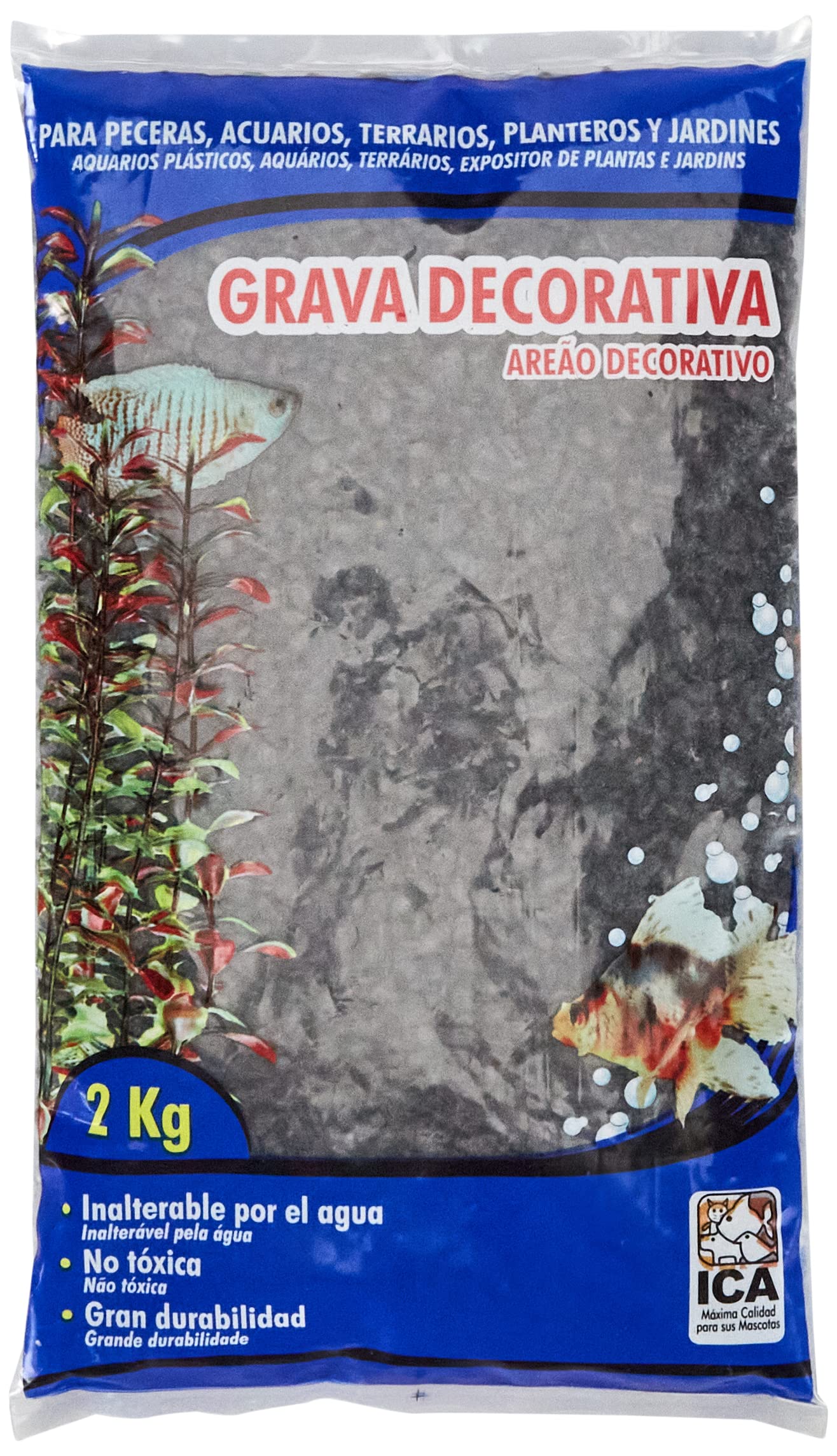 ICA GC24 Grava de Colores Clásicas, Negro