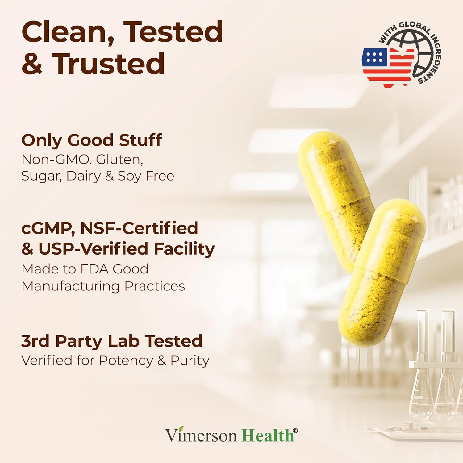 Moringa Turmeric Supplement for Joint Health, Gut Health, Energy and Immune Support – Total Wellness Formula with Tumeric Moringa Pure Capsules – Turmeric Curcumin with Black Pepper – 60 Count - Image 4