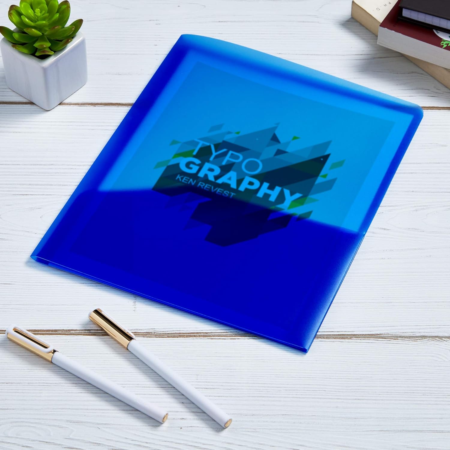 School Smart 84893 - Carpeta De 2 Bolsillos (resistente, 20 X 28 Cm, 25