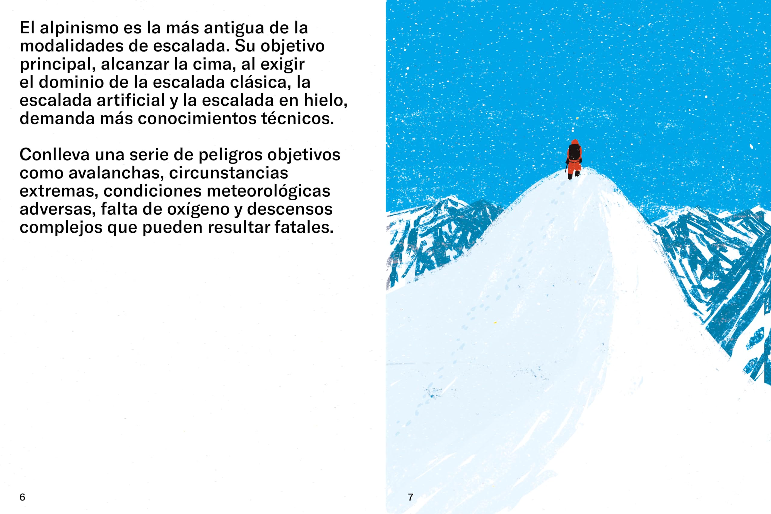 VERTICAL: Historia ilustrada de la escalada (Libro informativo)