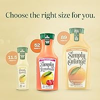 Vista 8 de Simply Limonada con frambuesa totalmente natural, botella de 52 onzas líquidas