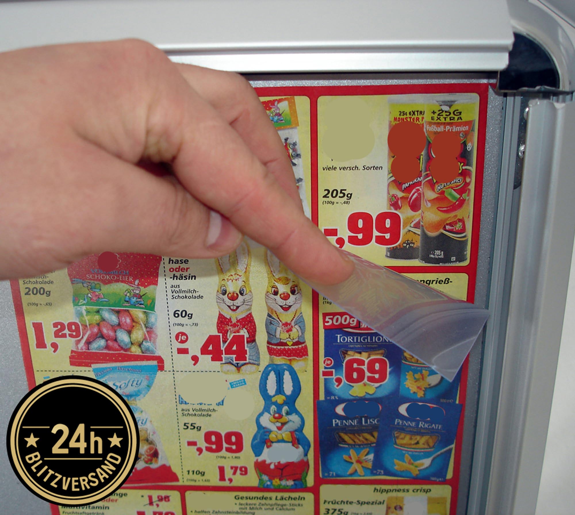 2 Stück Premium Ersatz-Schutzfolie für DIN A1 – Antireflex, UV-beständig, 0,5 mm stark – glasklar, wetterfest – Ersatzfolie für Kundenstopper & Prospektständer