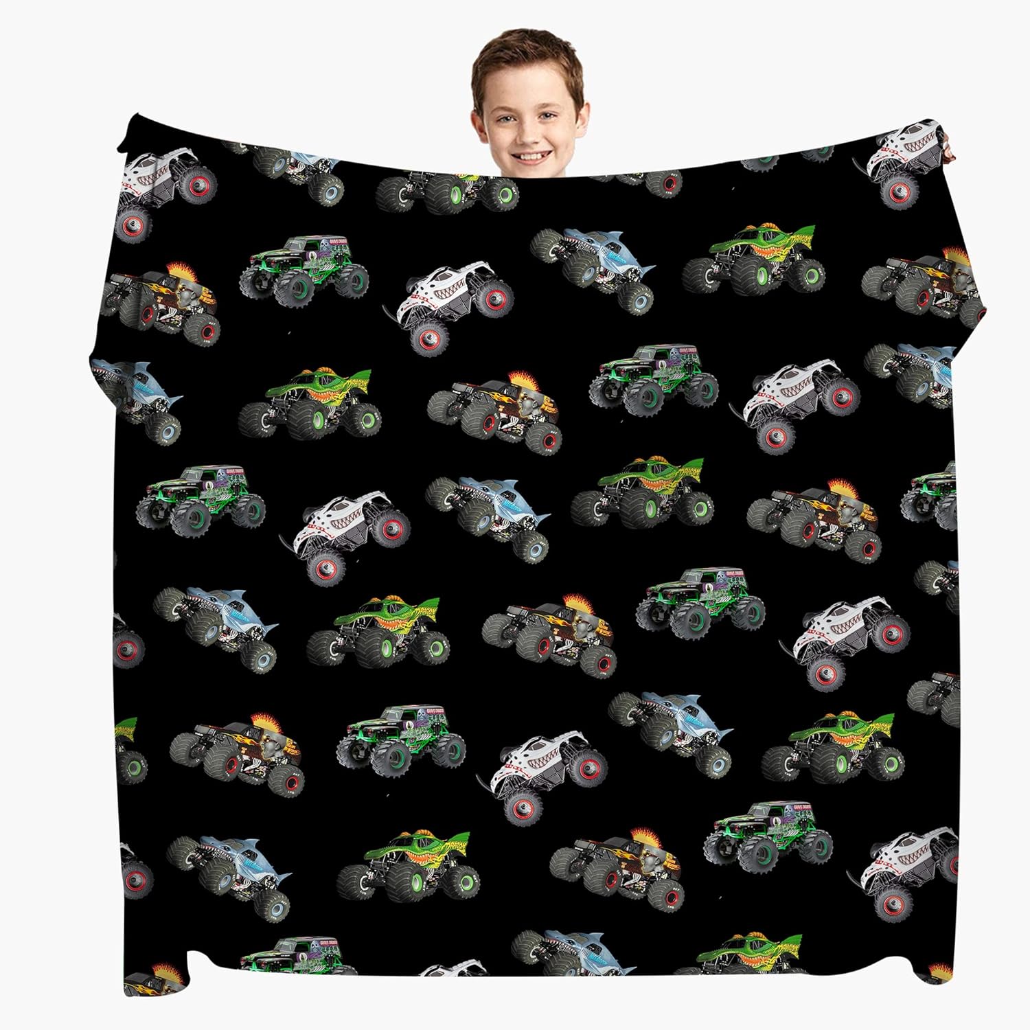 Monster Trucks Blanket Gifts Throw Blankets Birthday