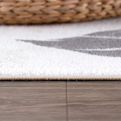 Miniatura 6 de Camilson - Moderno tapete con diseño floral, antideslizante, grande, para sala de estar, dormitorio, cocina y vestíbulo decoración de entrada