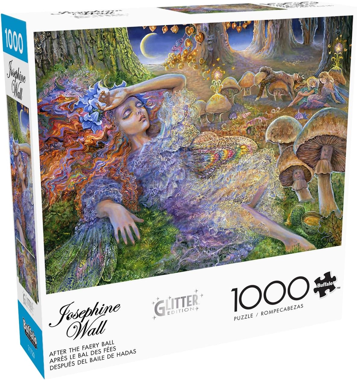 Buffalo Games - Josephine Wall - Glitter - After the Faery Ball - 1000 Piece Jigsaw Puzzle for Adults - Challenging Puzzle Perfect for Game Nights - Finished Size is 26.75 x 19.75