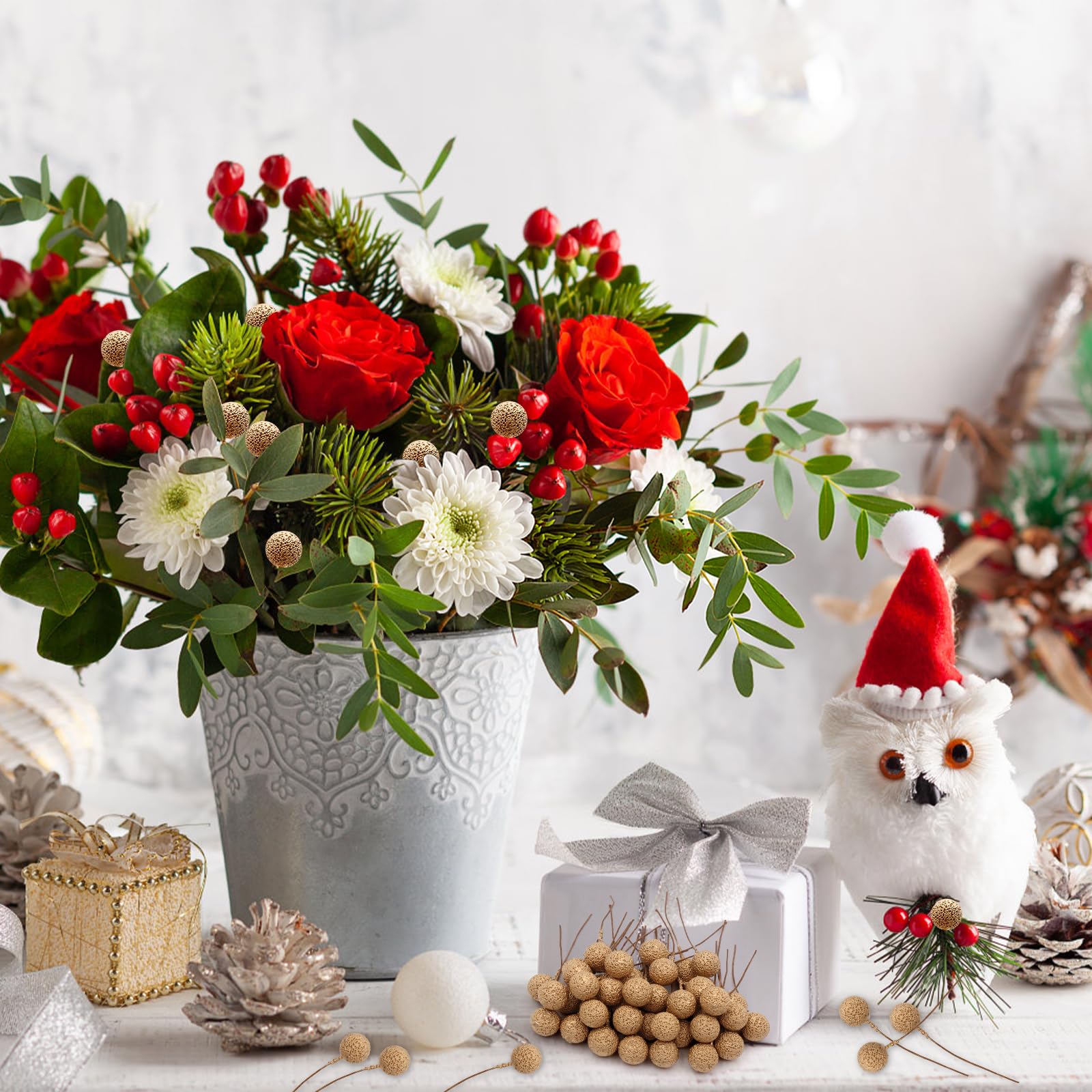 ￼フランスアンティークジュエリーボックスクリスマスHolly berries フランスアンティークジュエリーボックスクリスマスHolly berries