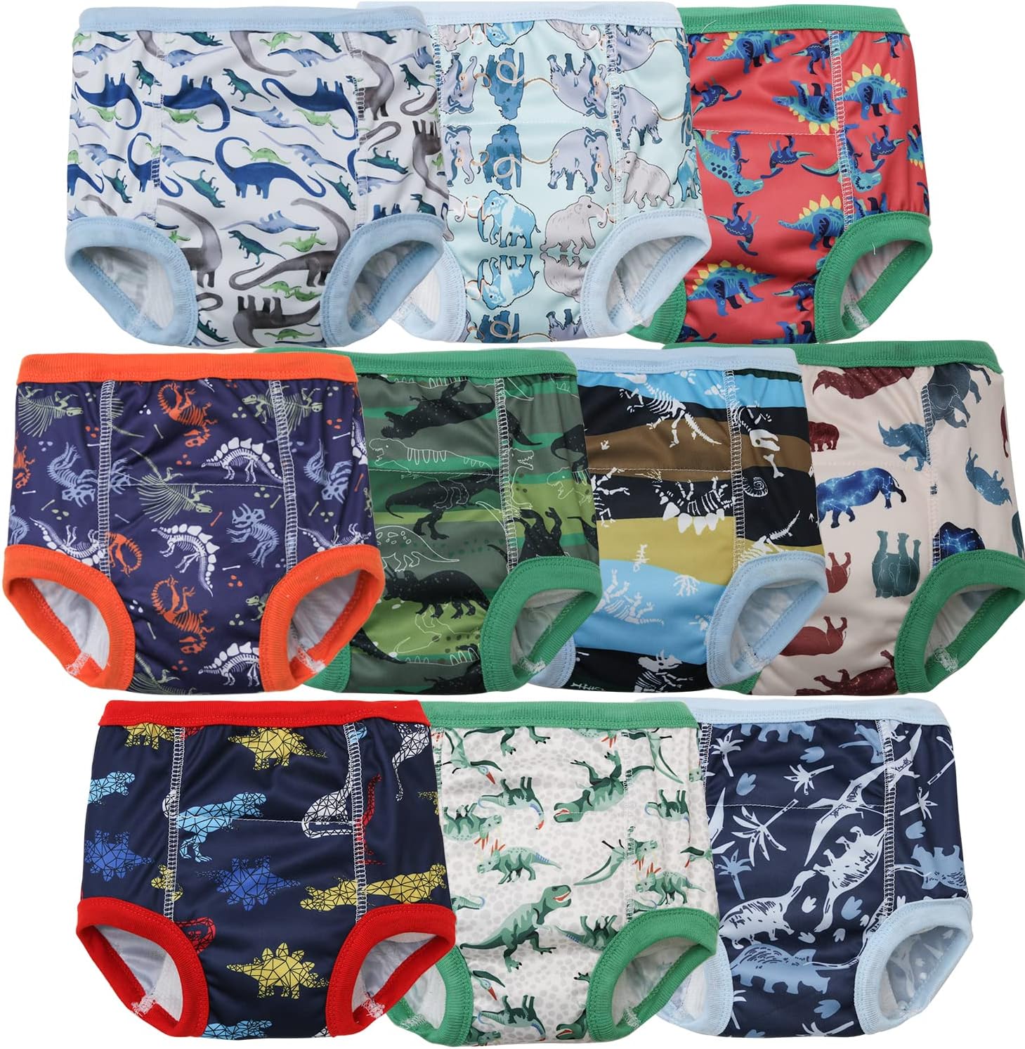 - Joyo roy 10Pcs Strong Absorbent Toilet Training Pants 6T Soft Thick Padded Leakproof Toddler Potty Training Underwear for Boys Size 6 Underwear Comfortable Washable Waterproof Big Kid Pee Pants