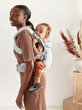 BABYBJÖRN ハーモニー シルバー Baby Carrier Harmony—comfy, padded back support | BabyBjörn