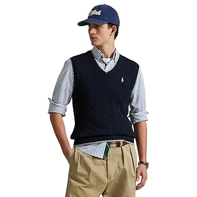 Polo Ralph Lauren Cable knit Cotton Sweater Vest Men