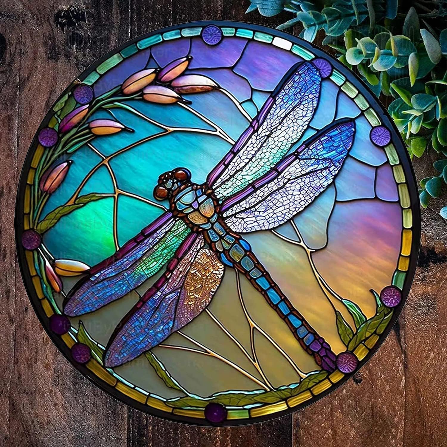 Couronne libellule acrylique pour illuminer un mur sombre sans risque de casse