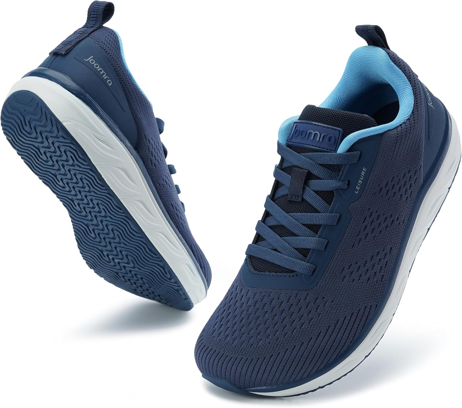 Joomra Women's Wide Walking Tennis Shoes | Athletic Running Sneakers | Wide Toe Box & Rubber Outsole