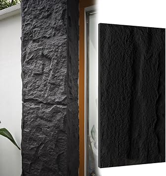 1/3 Pieces PU Textured Wall Panels for Interior Wall Decor, Cuttable 3D Faux Stone Foam Board for Areas Being Renovated/Bar/Cafe/Restaurant1 Pieces