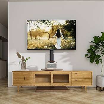 Amazon.co.jp: FORGING MOUNT テレビスタンド 隠しキャスター付き 壁