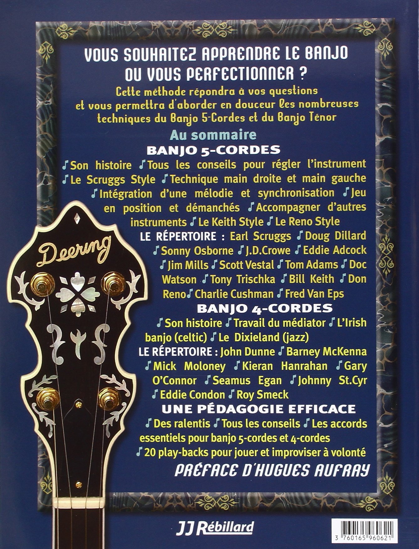 la méthode de Banjo (+ 1 CD) - Rebillard